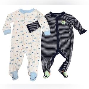 Striped and Printed baby One Piece Set
9 months